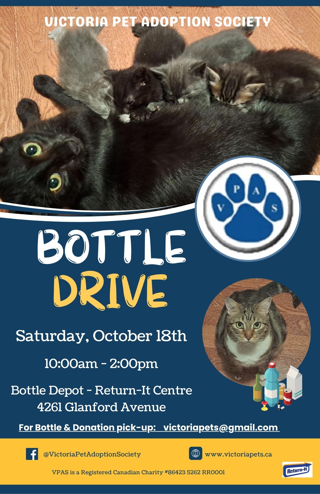 VPAS Bottle Drive – Oct 18 25 2