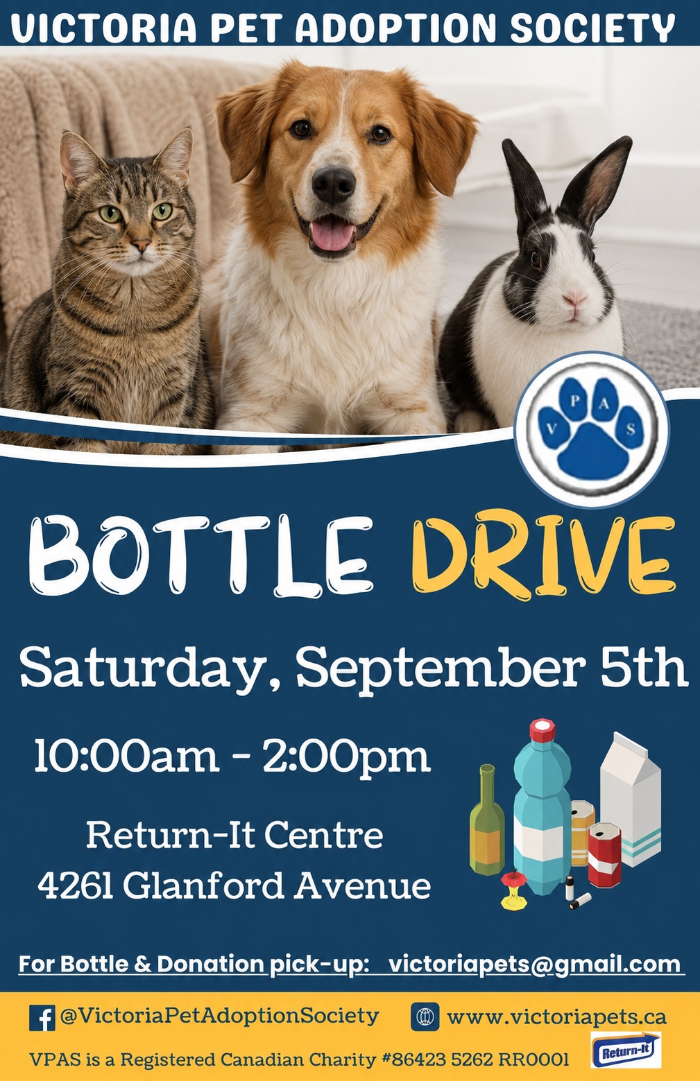 Bottle Drive Sept 5th