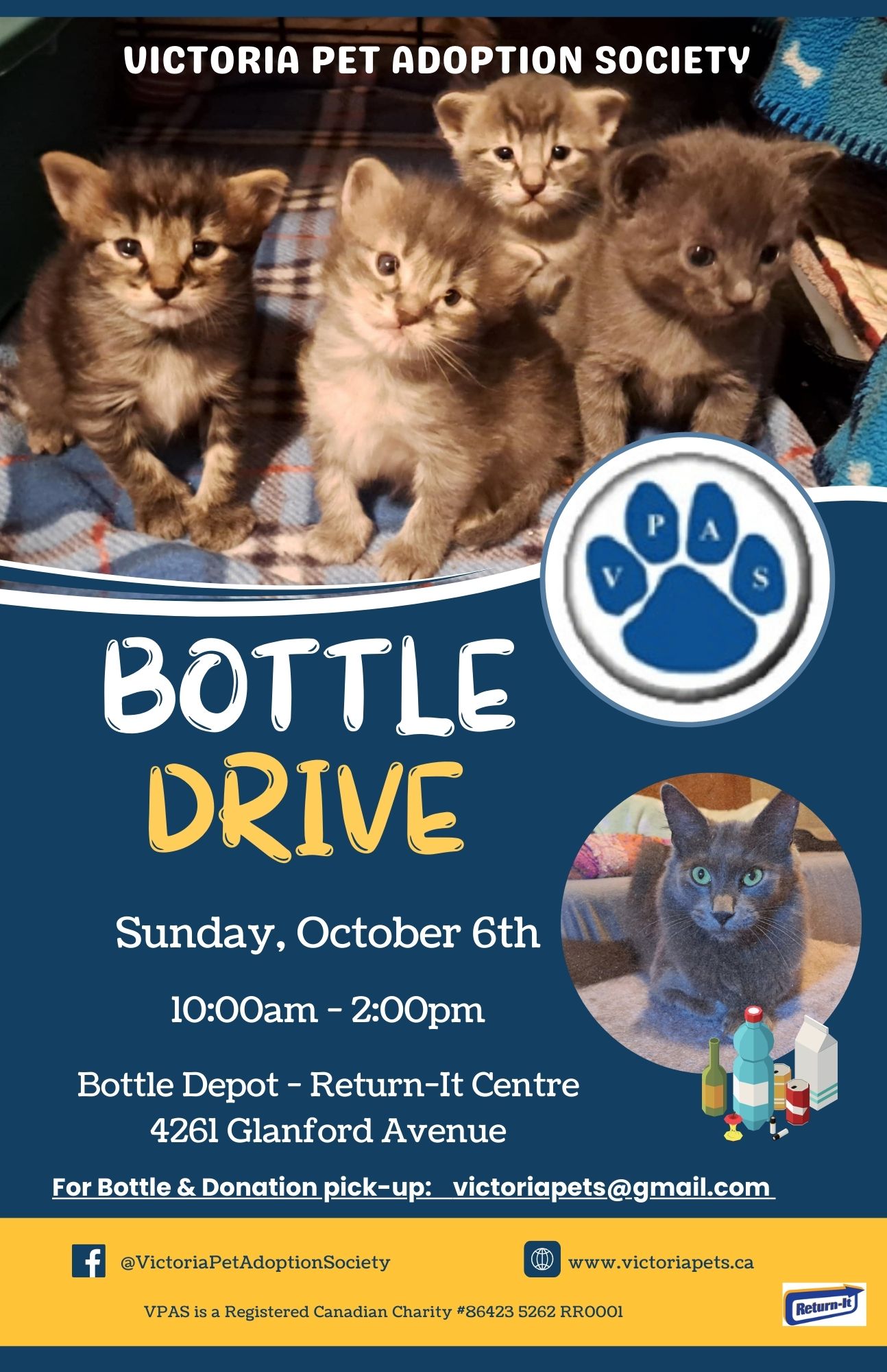 VPAS Bottle Drive – Oct 6 24