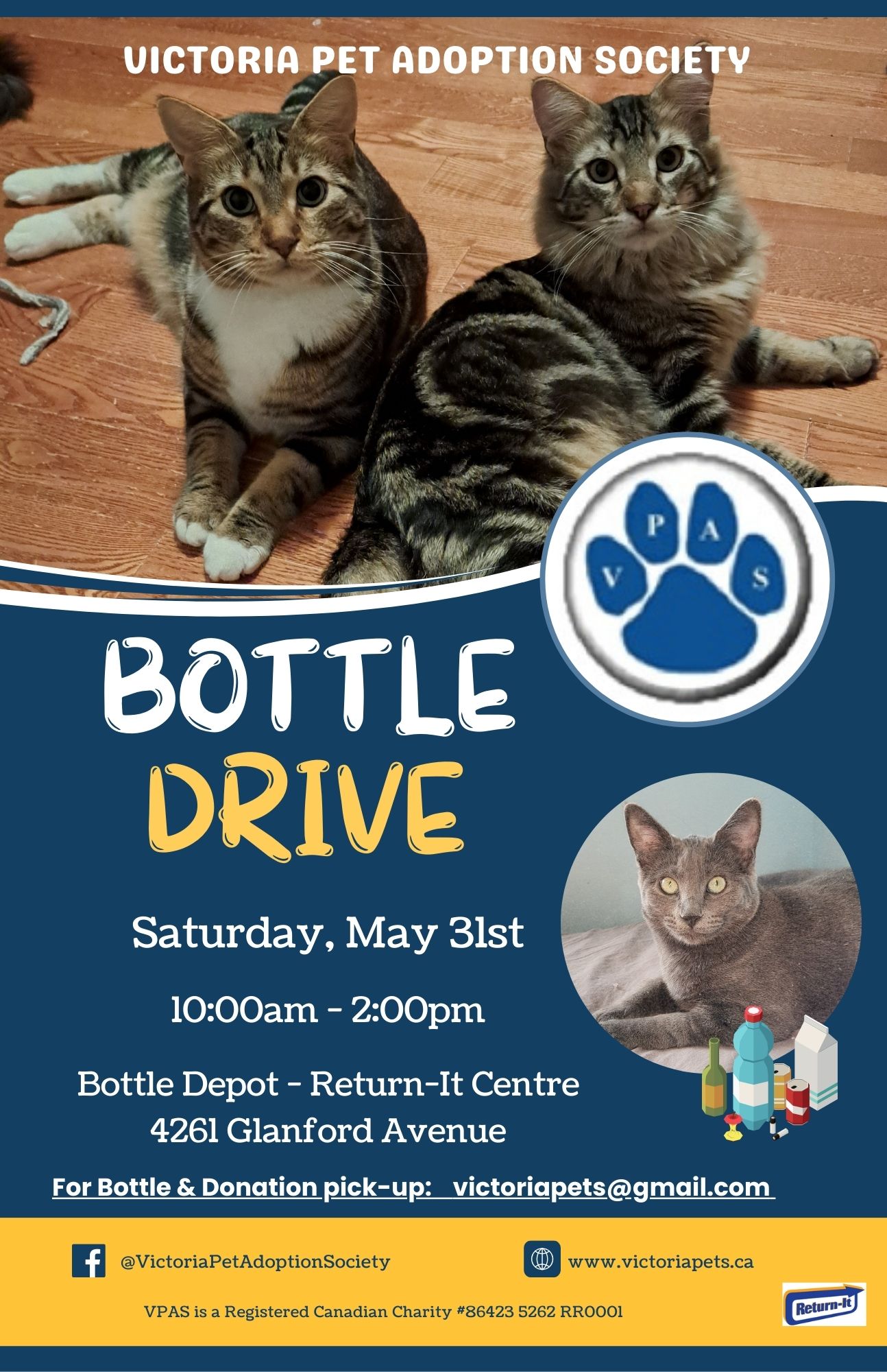 VPAS Bottle Drive – May 31 2025