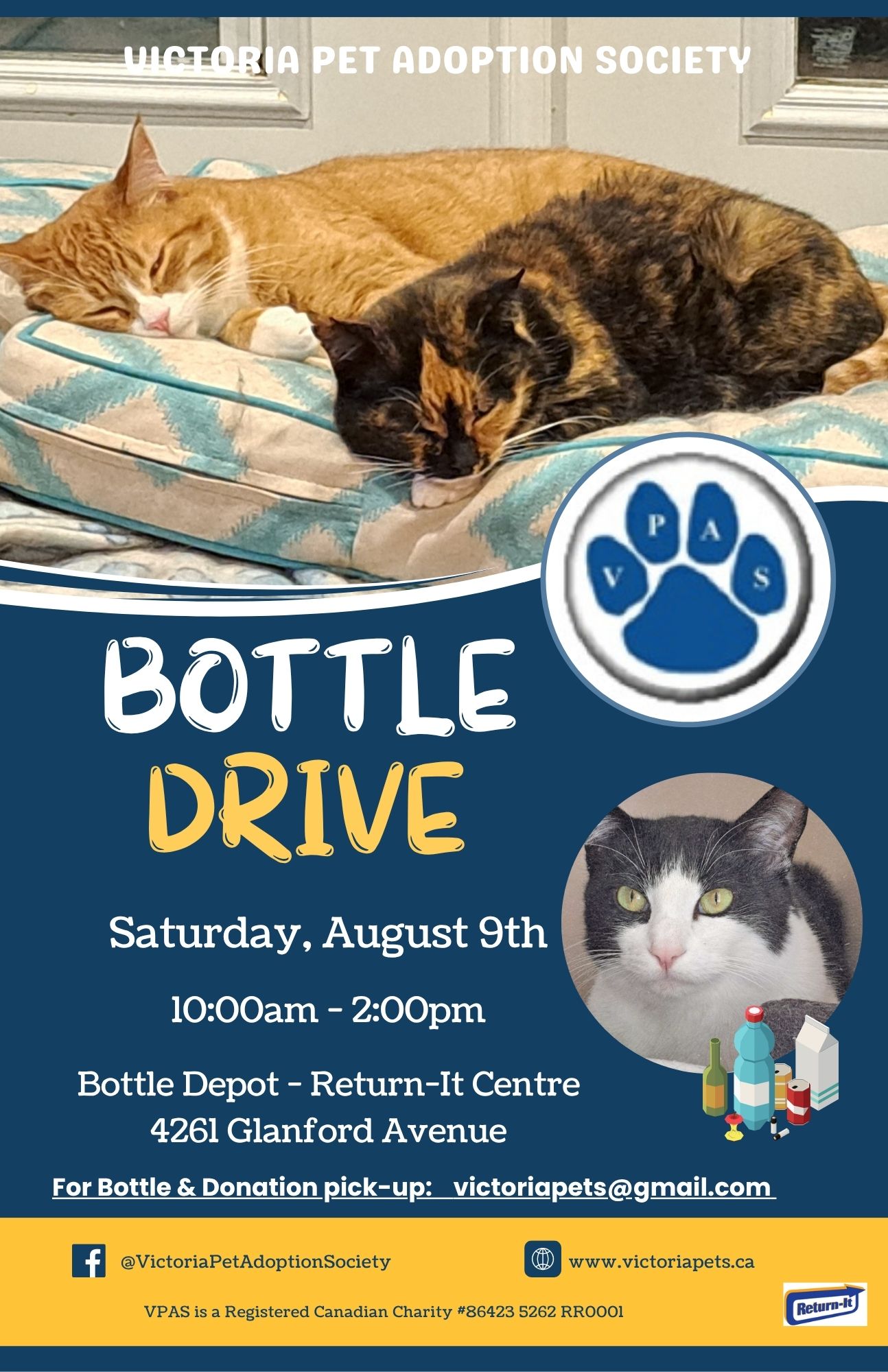 VPAS Bottle Drive – August 9 25