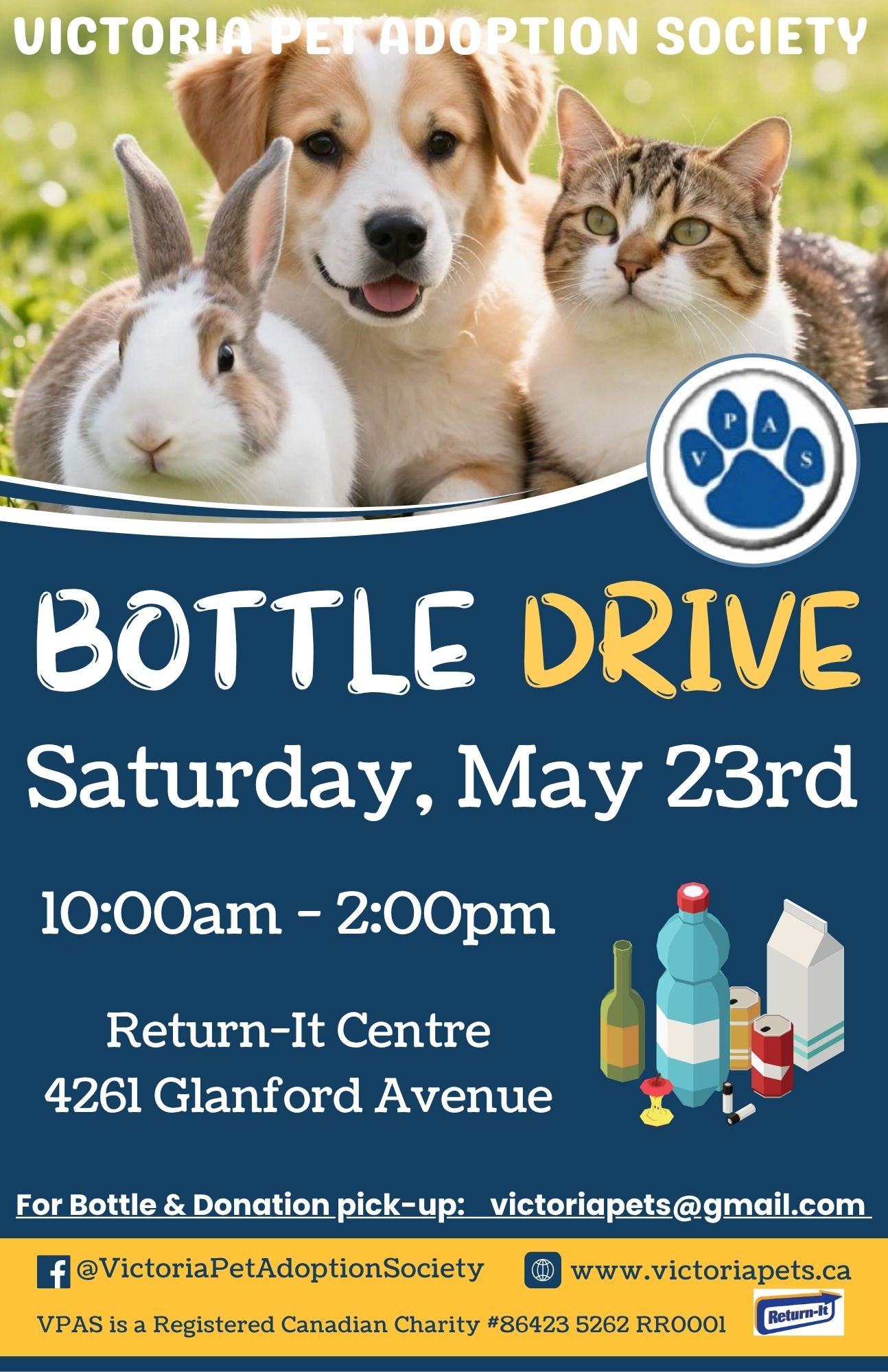 VPAS Bottle Drive – May 23 26