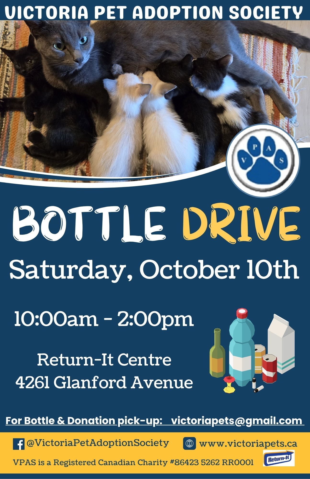 VPAS Bottle Drive – Oct 10 26